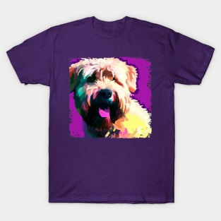 Soft Coated Wheaten Terrier Pop Art - Dog Lover Gifts T-Shirt